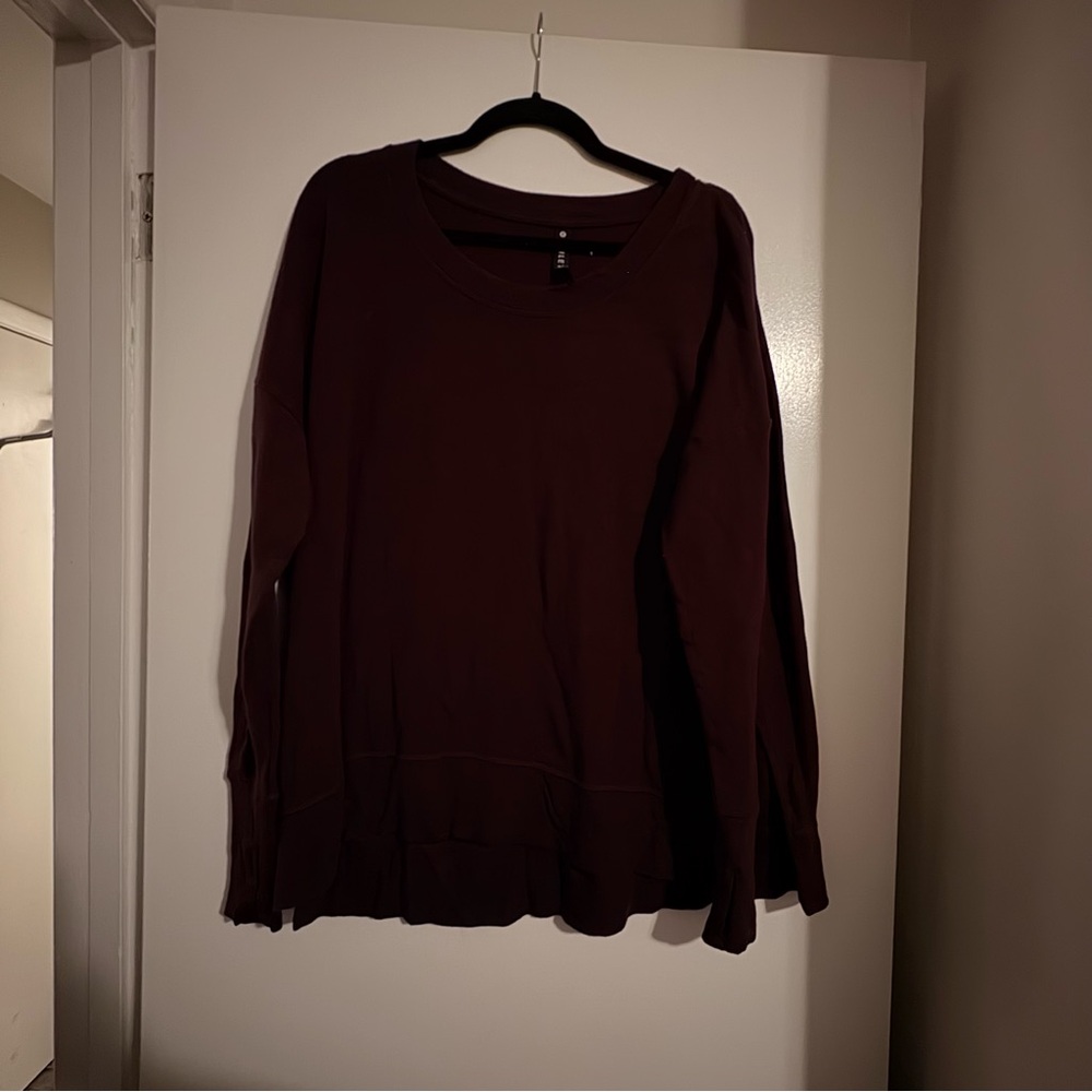 Athlete Dark Purple Long Sleeve crewneck 2X